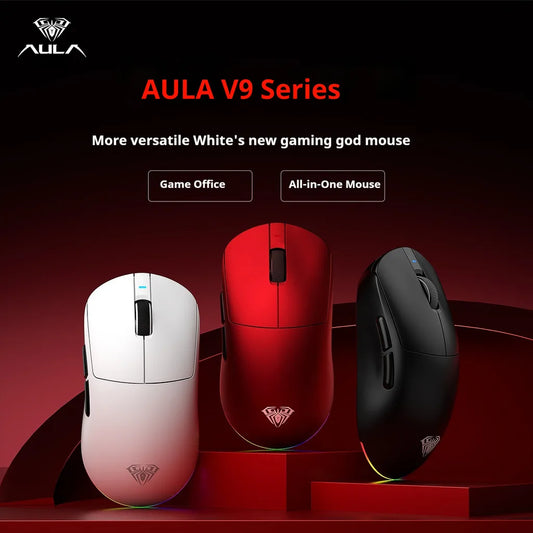 Aula V9 Ultra E-sports Gaming Mouse Double 8k 3mode