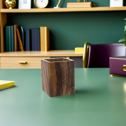 Organizador de mesa em madeira