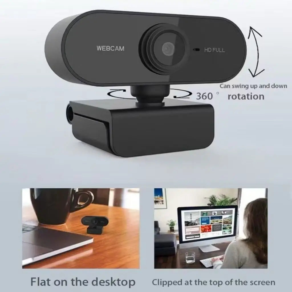 Webcam para computador Full HD 1080x1920p