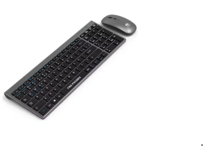 Kit de teclado e mouse sem fio Bluetooth e 2.4G, recarregável