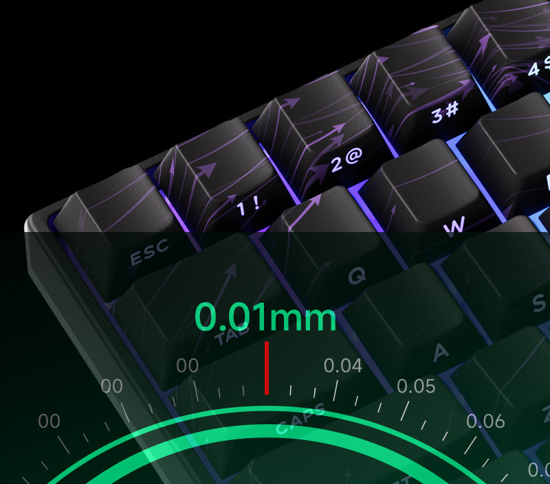 Teclado Mecanico , Akko MonsGeek FUN60 com Switch Magnético, 60%, com Resposta Rápida de 0,01mm, 8K ARGB HE/TMR