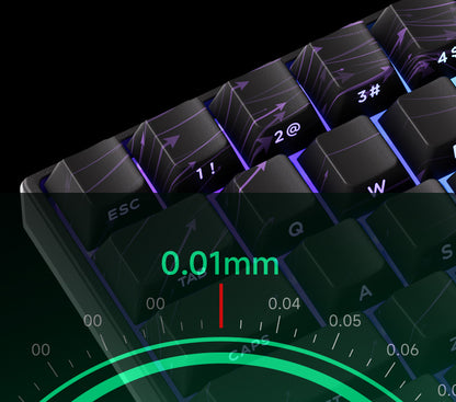 Teclado Mecanico , Akko MonsGeek FUN60 com Switch Magnético, 60%, com Resposta Rápida de 0,01mm, 8K ARGB HE/TMR