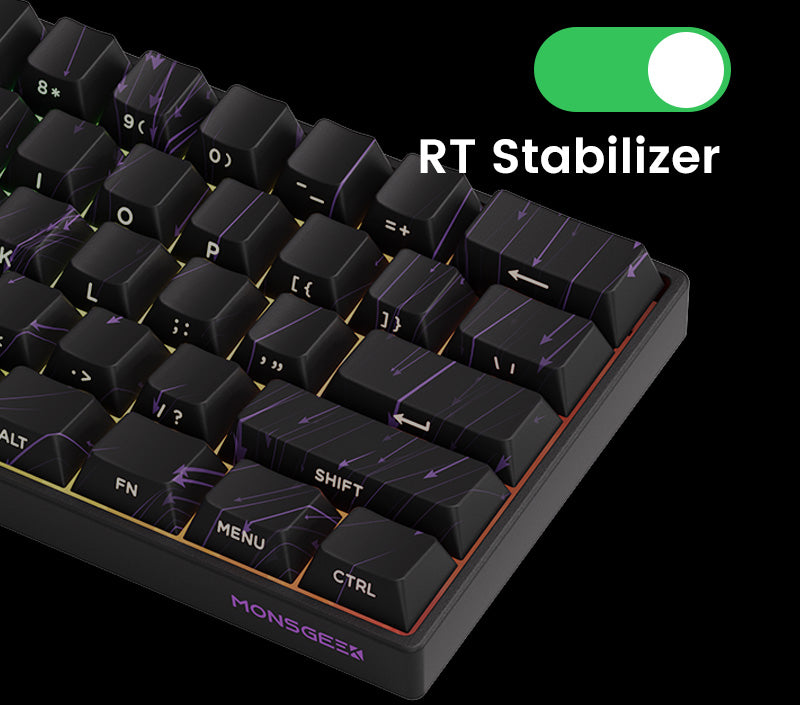 Teclado Mecanico , Akko MonsGeek FUN60 com Switch Magnético, 60%, com Resposta Rápida de 0,01mm, 8K ARGB HE/TMR