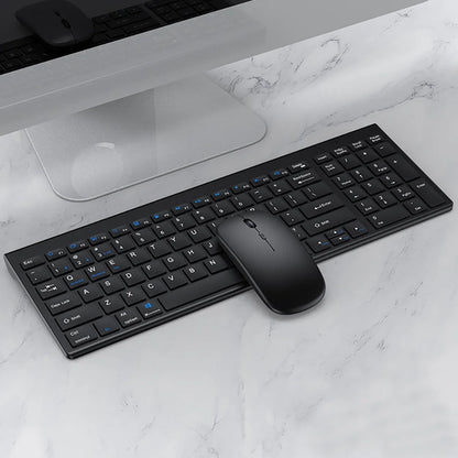 Conjunto de teclado e mouse Bluetooth recarregável