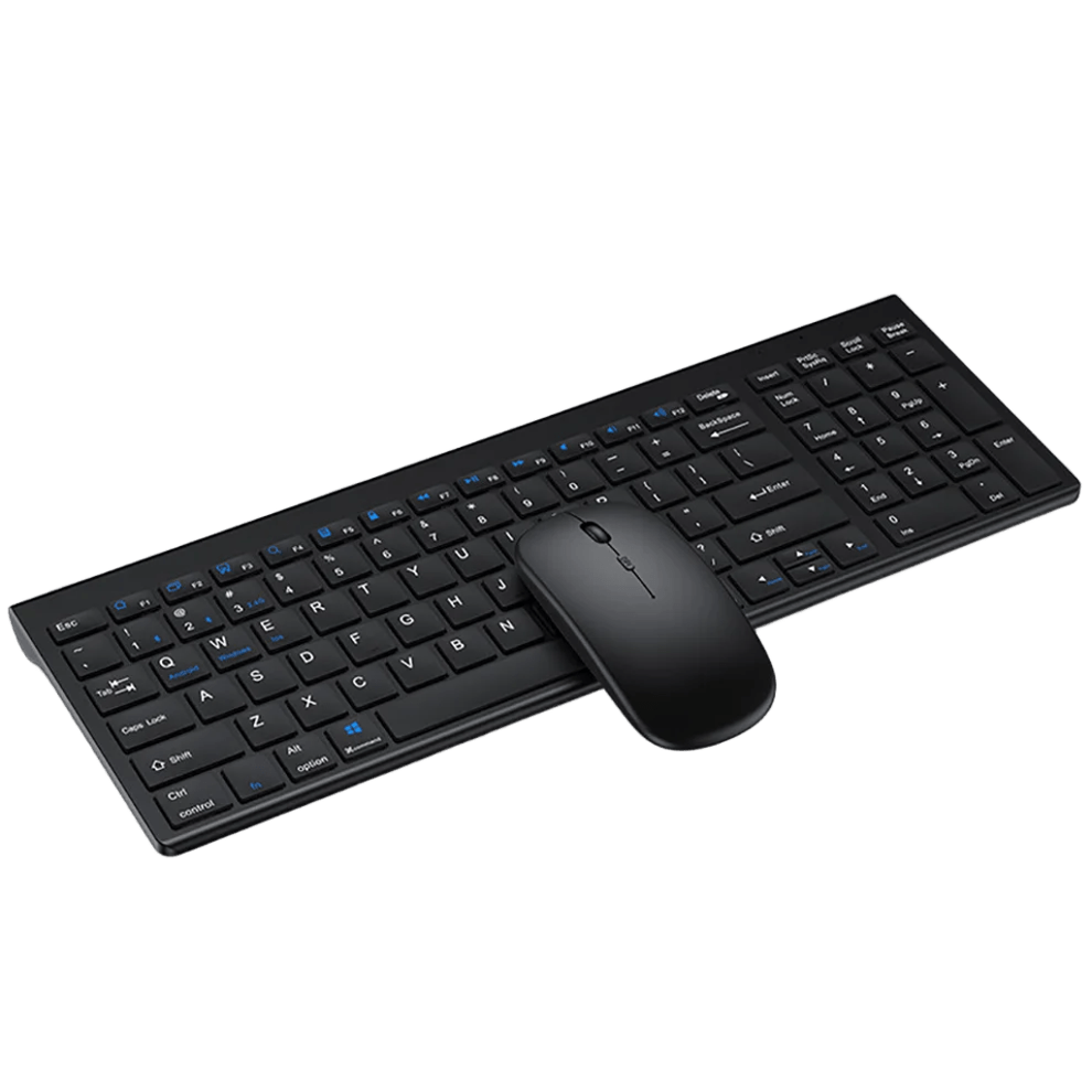Conjunto de teclado e mouse Bluetooth recarregável