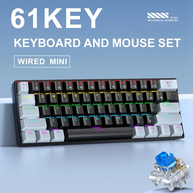 APAYADO K61 Mini Mechanical Keyboard