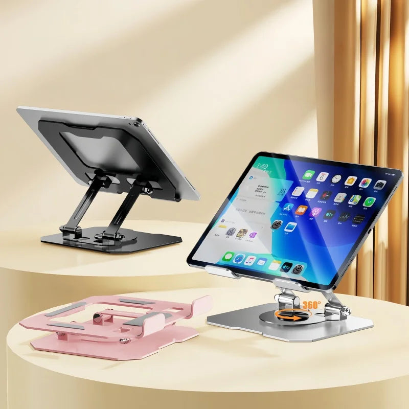 Suporte de mesa dobrável e giratório de 360°