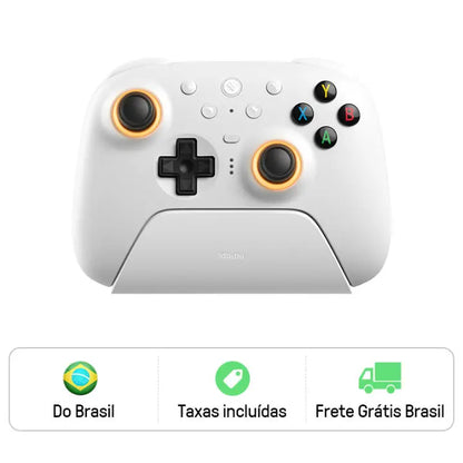 Controle 8BitDo Ultimate 2 Sem Fio – Alta Precisão com Joysticks TMR para PC e Android