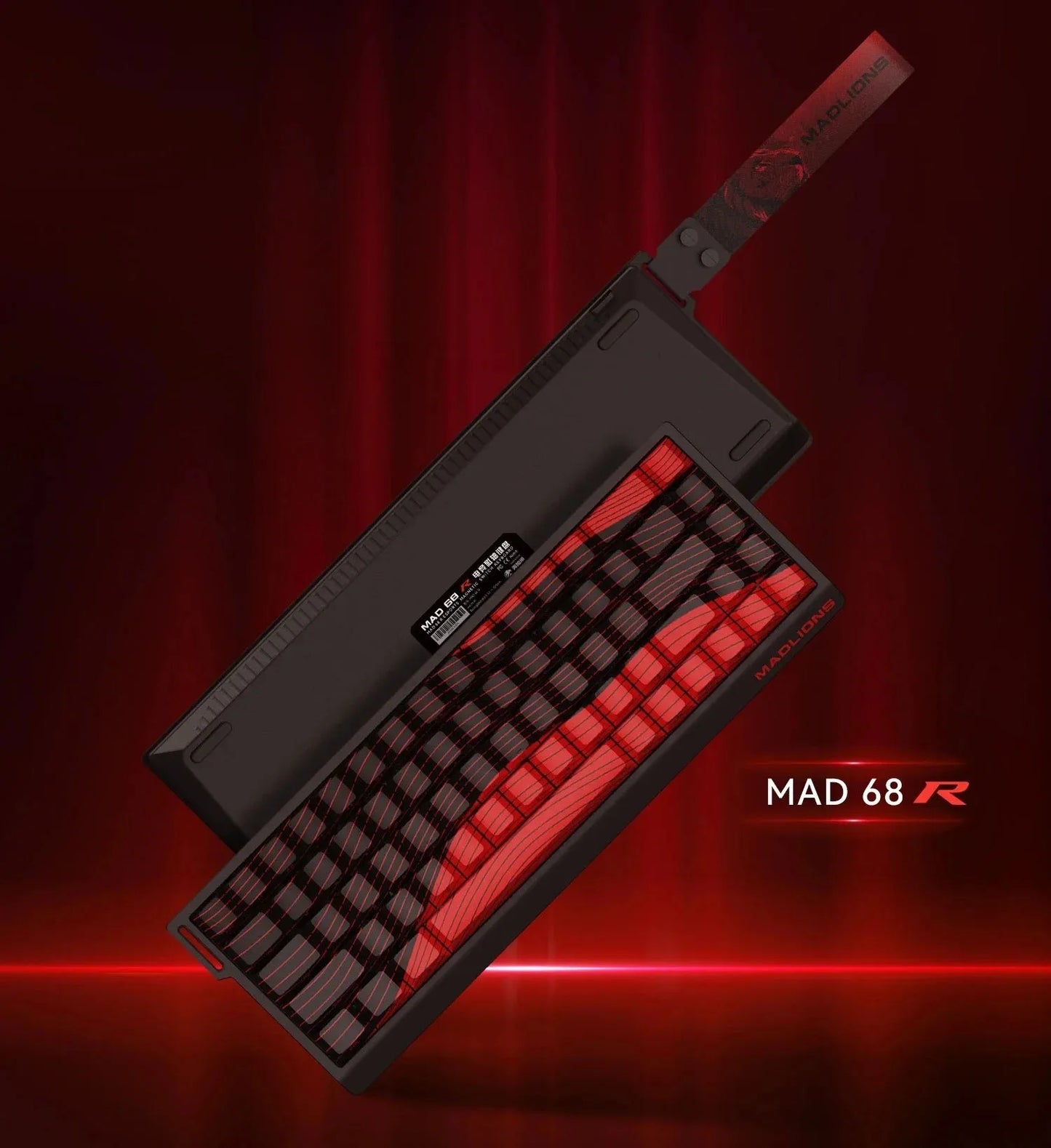 Teclado Gamer MADLIONS MAD 60/68HE – Switch Magnético, 8K Hz, Hot Swap e Ultra Responsivo