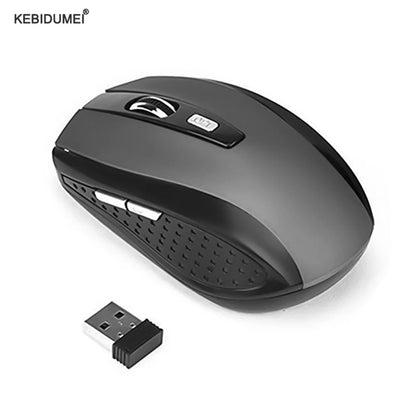 Mouse sem fio 2.4G, silencioso, para Macbook, PC e laptop.