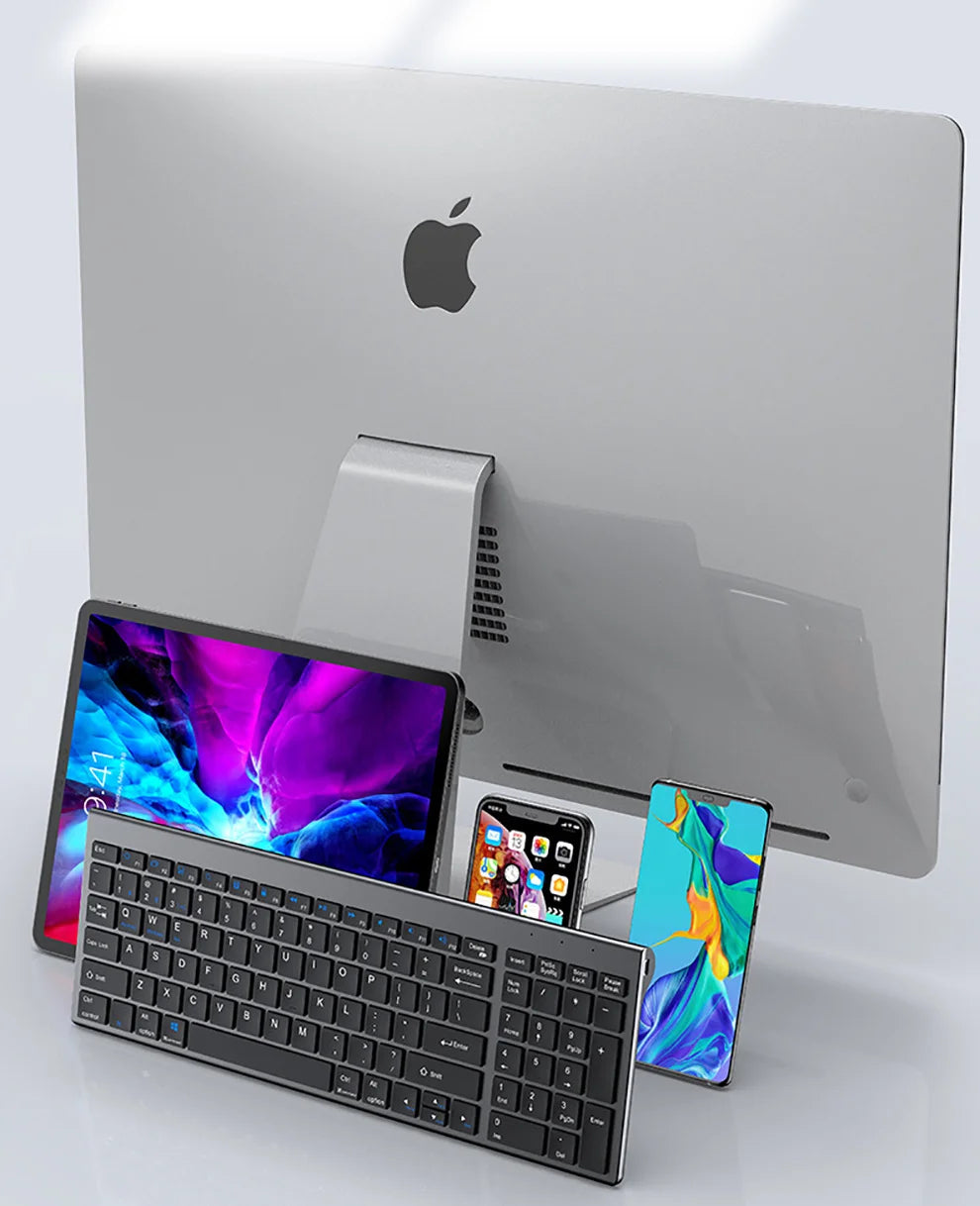 Conjunto de teclado e mouse Bluetooth recarregável