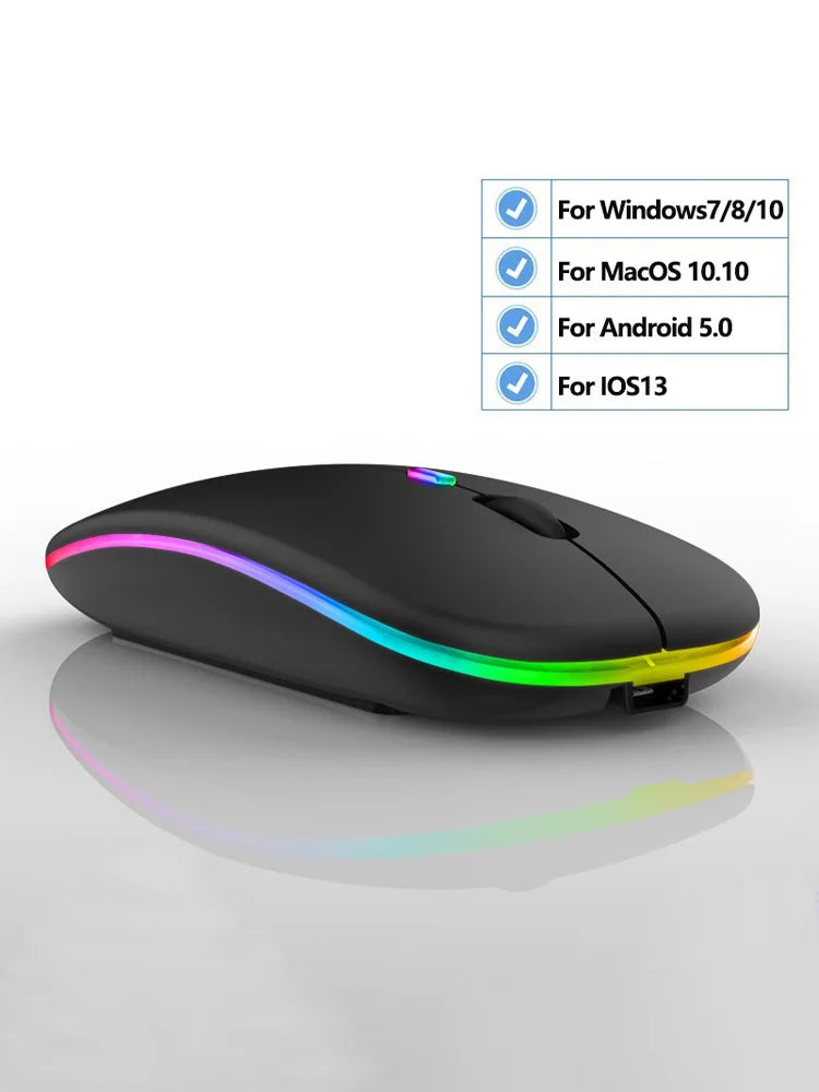 Mouse Bluetooth silencioso Marcaron, mouse universal.