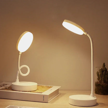 Luminária de mesa LED flexível com regulador de intensidade de 3 níveis