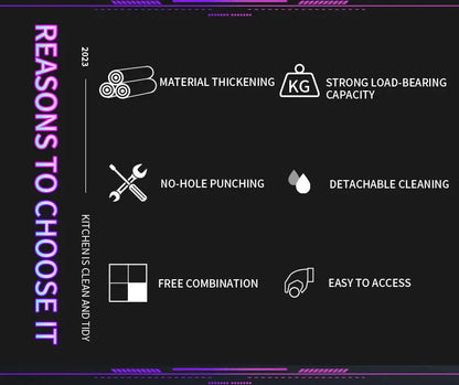 PEGBOARD - Organizador Inteligente de Parede – Sem Furos