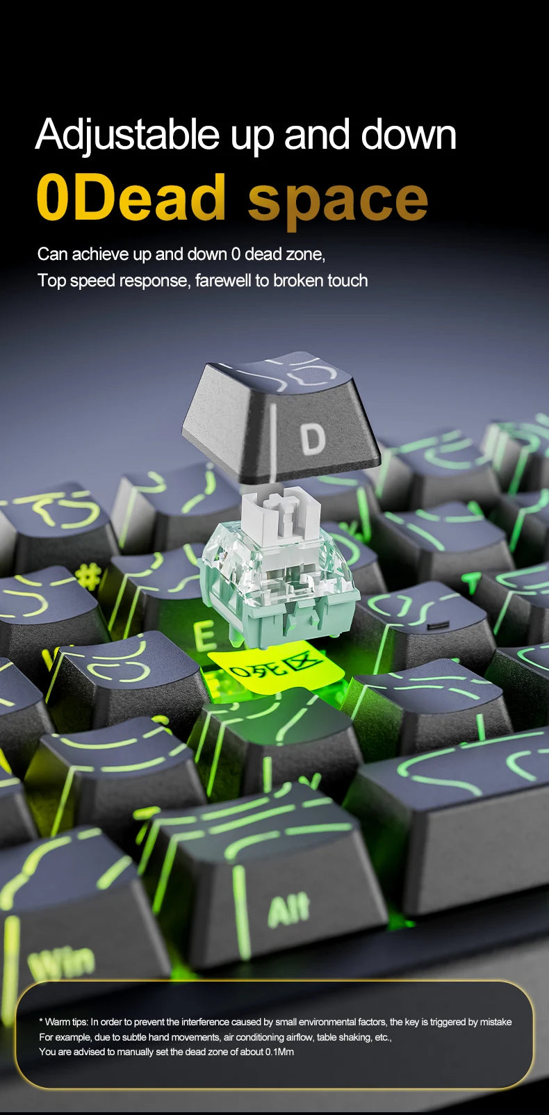 Teclado Gamer Attack Shark X68HE – Switch Magnético com Rapid Trigger e Alta Performance