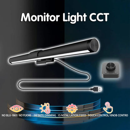 Luminária LED RGB para Monitor 44cm – Iluminação Confortável para Estudo, Trabalho e Games