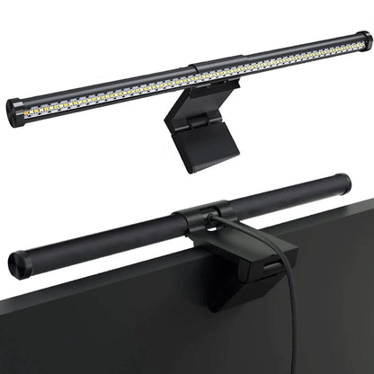 Luminária LED RGB para Monitor 44cm – Iluminação Confortável para Estudo, Trabalho e Games