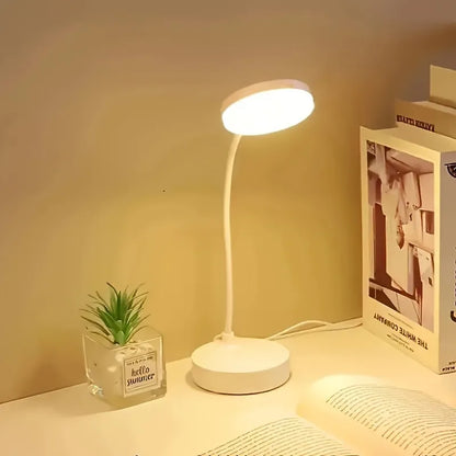 Luminária de mesa LED flexível com regulador de intensidade de 3 níveis