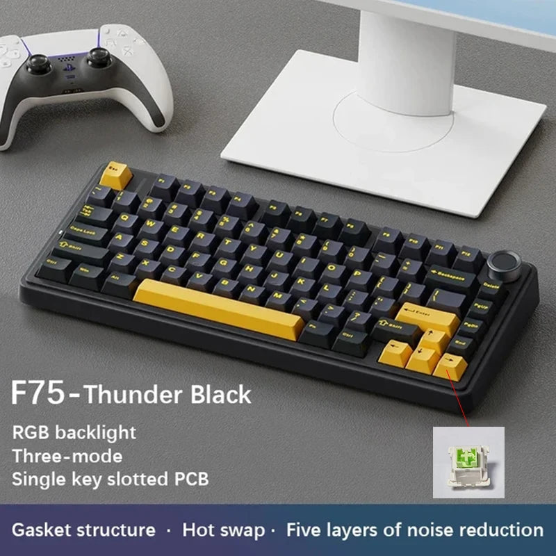 AULA F75, Teclado mecânico 75%