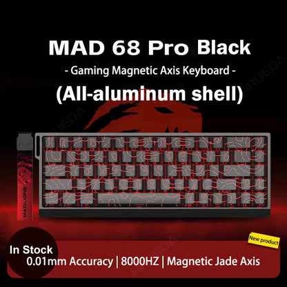 Teclado Gamer MADLIONS MAD 60/68HE – Switch Magnético, 8K Hz, Hot Swap e Ultra Responsivo