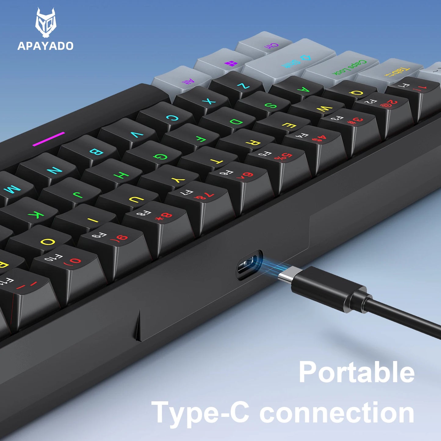 APAYADO K61 Mini Mechanical Keyboard