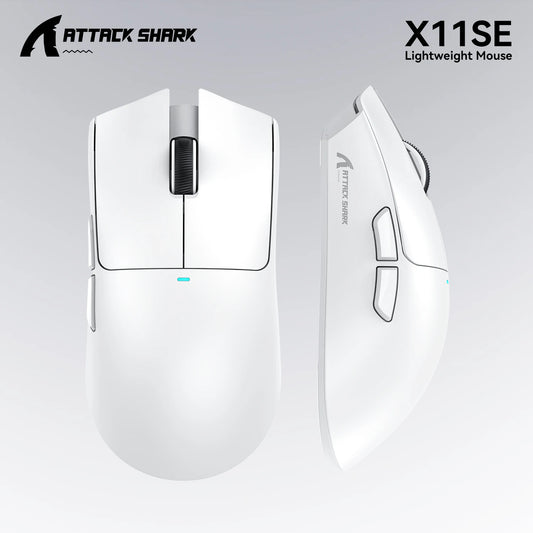 Mouse Gamer Attack Shark X11 – 3 Modos, 22.000 DPI e Alta Precisão para PC