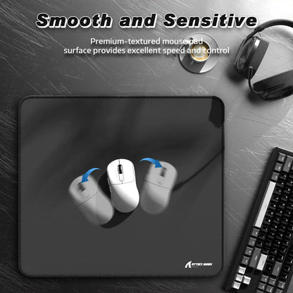 Mousepad Gamer Attack Shark XL – Alta Precisão com Base Antiderrapante e Bordas Reforçadas
