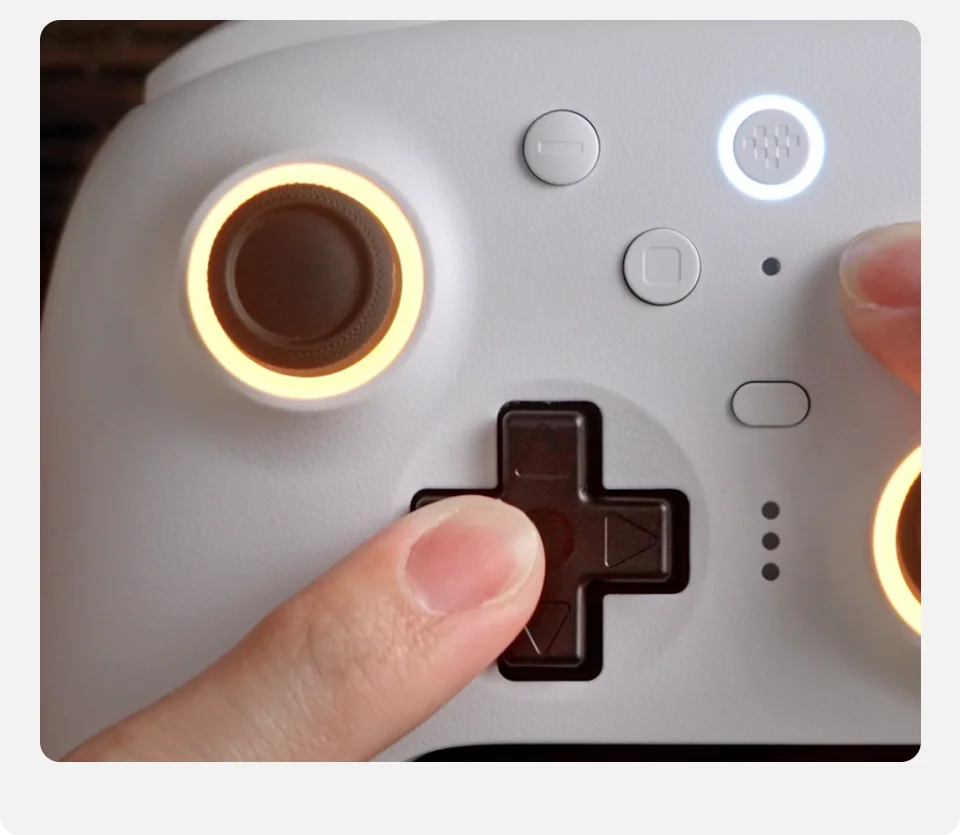 Controle 8BitDo Ultimate 2 Sem Fio – Alta Precisão com Joysticks TMR para PC e Android