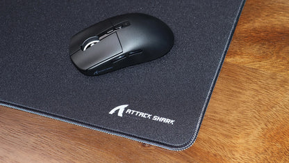 Mousepad Gamer Attack Shark XL – Alta Precisão com Base Antiderrapante e Bordas Reforçadas