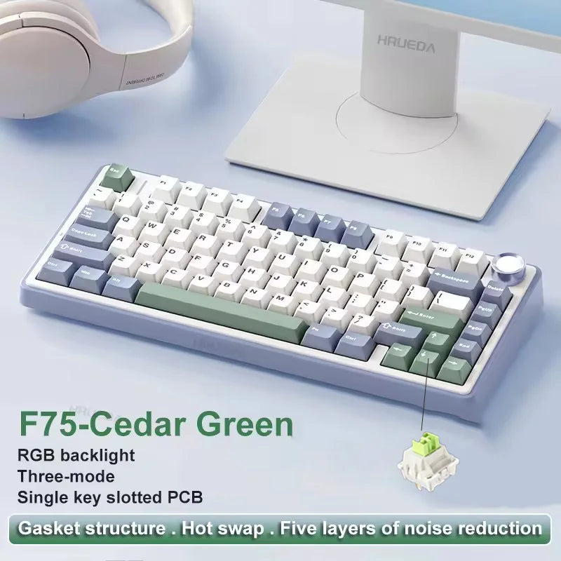 AULA F75, Teclado mecânico 75%