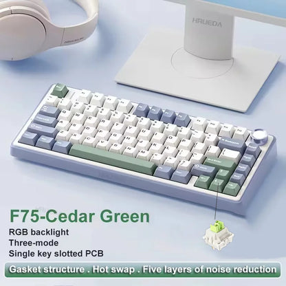 AULA F75, Teclado mecânico 75%