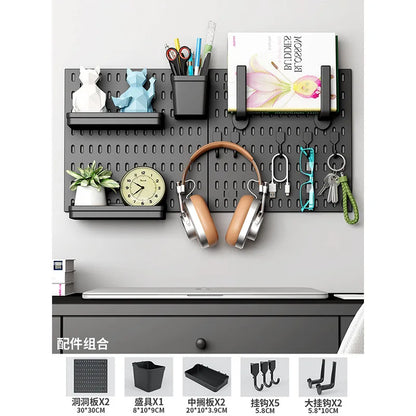 PEGBOARD - Organizador Inteligente de Parede – Sem Furos
