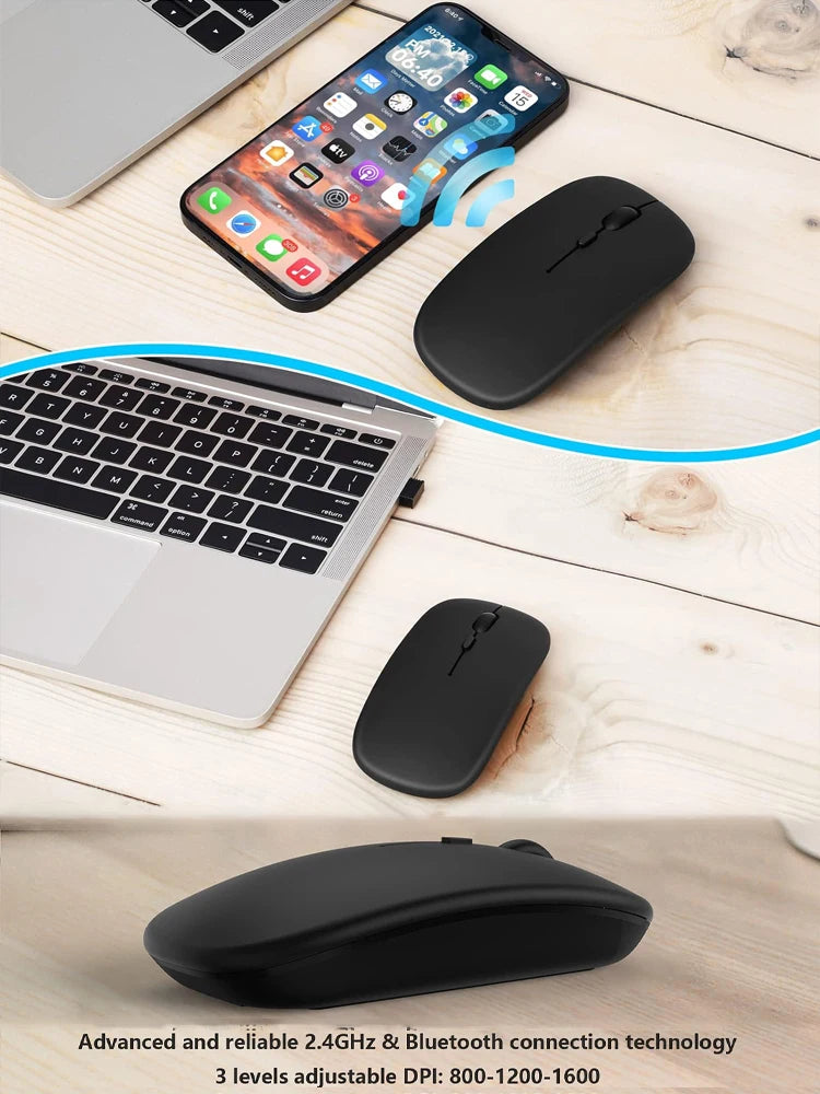 Mouse Bluetooth silencioso Marcaron, mouse universal.
