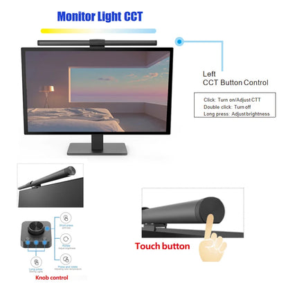 Luminária LED RGB para Monitor 44cm – Iluminação Confortável para Estudo, Trabalho e Games