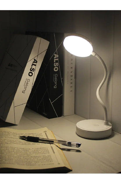Luminária de mesa LED flexível com regulador de intensidade de 3 níveis