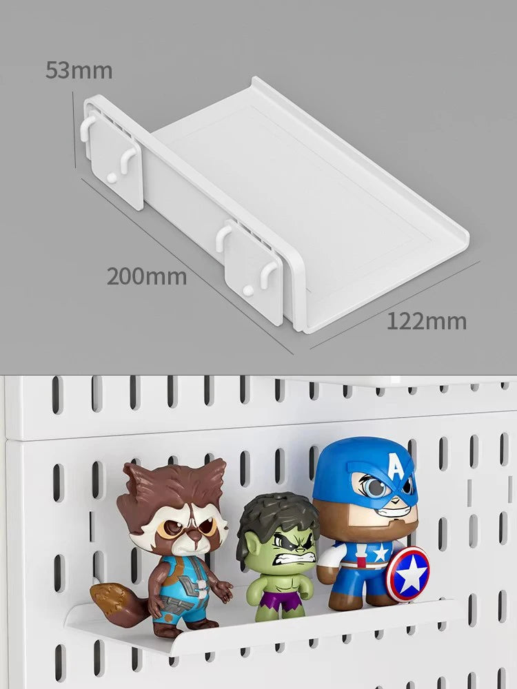 PEGBOARD - Organizador Inteligente de Parede – Sem Furos