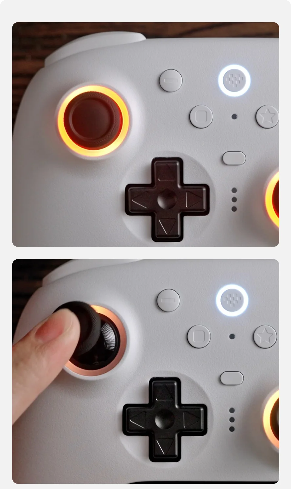 Controle 8BitDo Ultimate 2 Sem Fio – Alta Precisão com Joysticks TMR para PC e Android