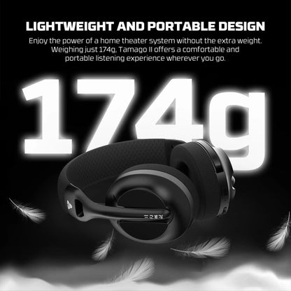 FANTECH TAMAGO II WHG04 Wired and Wireless Headset 40MM Big Driver 22 Hours Usage Time Headphones with Microphone ENC Headset