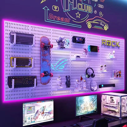 PEGBOARD - Organizador Inteligente de Parede – Sem Furos