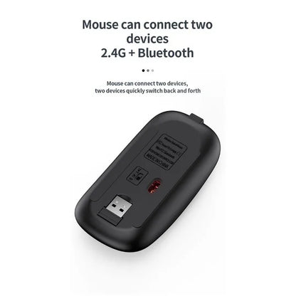 Conjunto de teclado e mouse Bluetooth recarregável