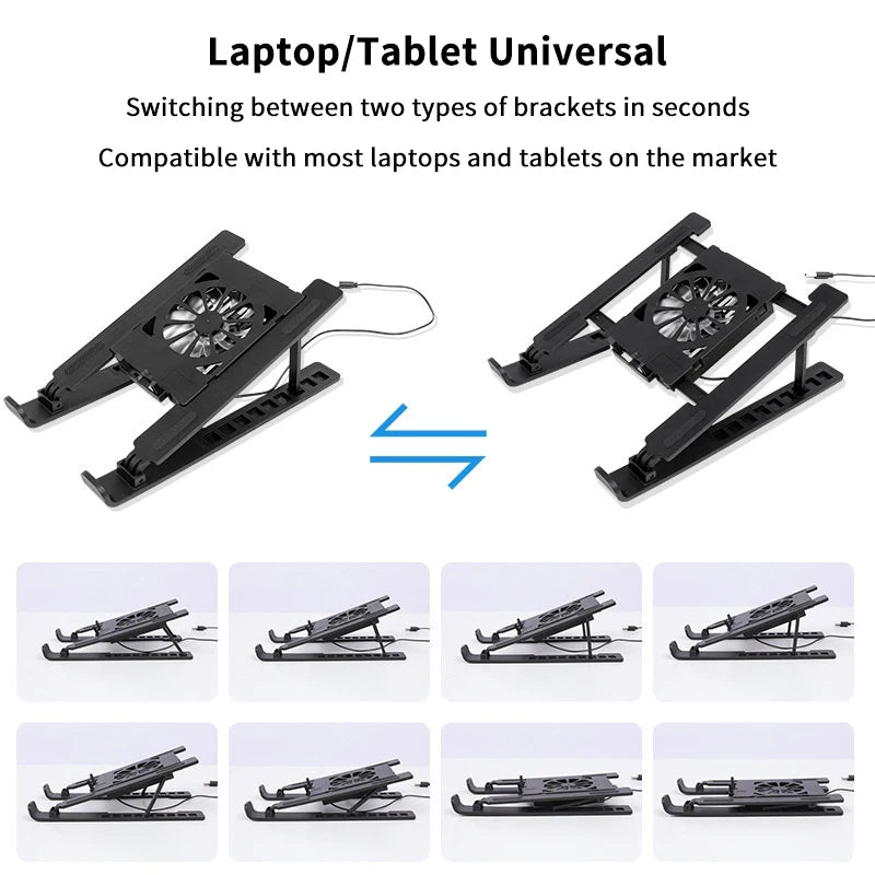 Base de resfriamento dobrável para laptop