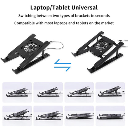 Base de resfriamento dobrável para laptop