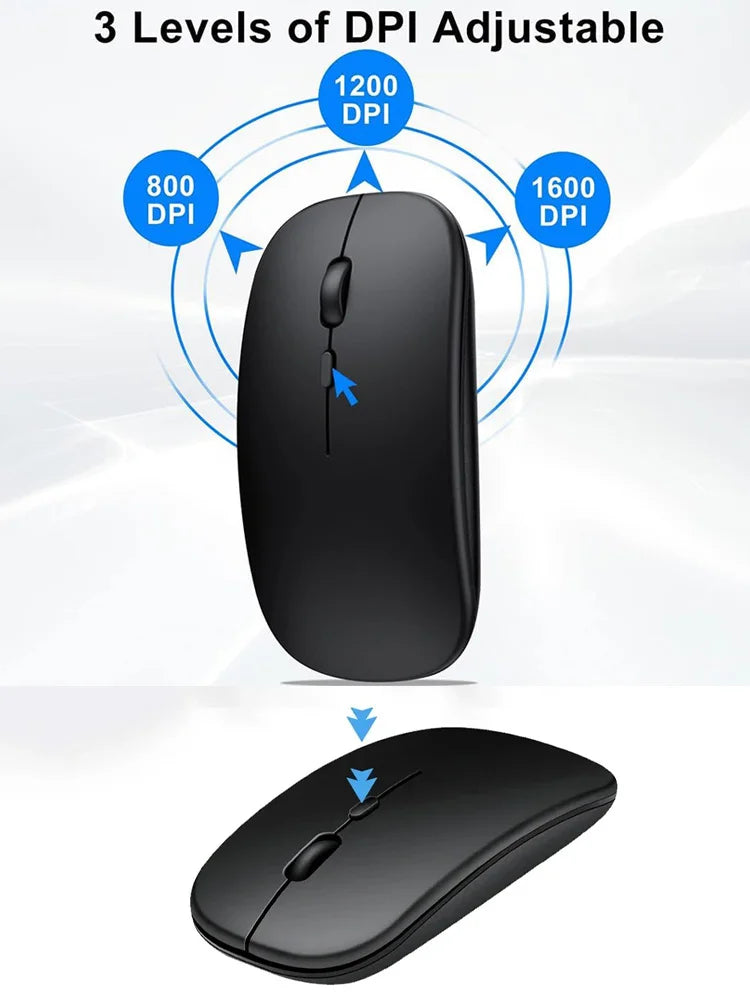 Mouse Bluetooth silencioso Marcaron, mouse universal.