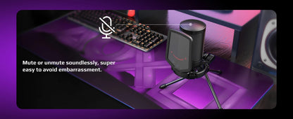 Microfone condensador USB FIFINE para jogos, compatível com PC, PS4, PS5 e MAC