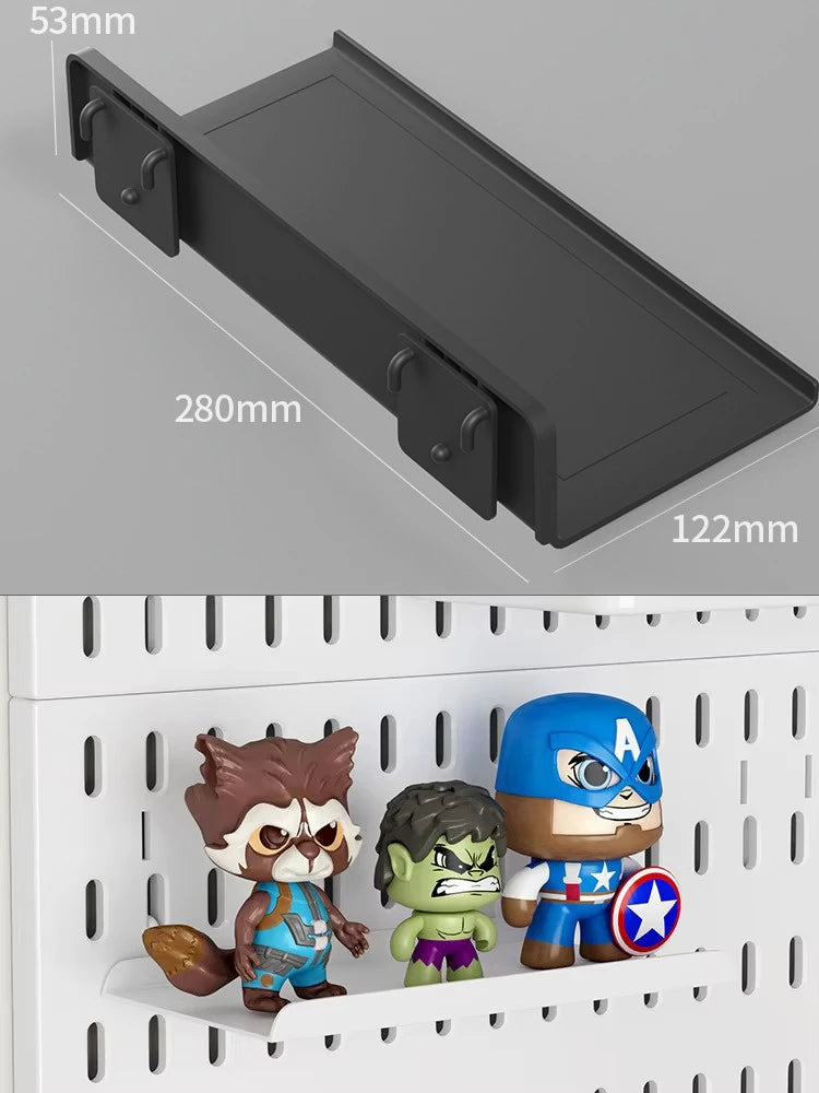 PEGBOARD - Organizador Inteligente de Parede – Sem Furos