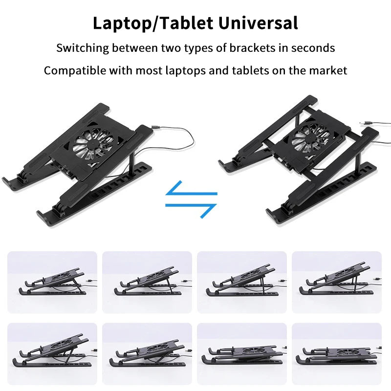 Base de resfriamento dobrável para laptop