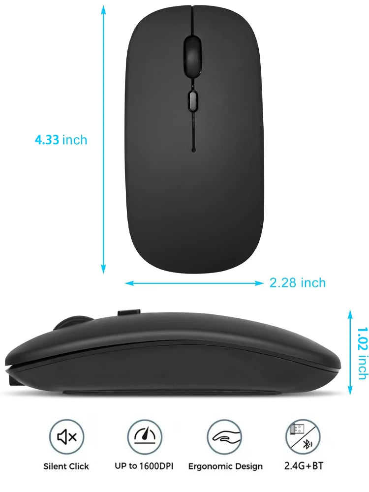 Mouse Bluetooth silencioso Marcaron, mouse universal.