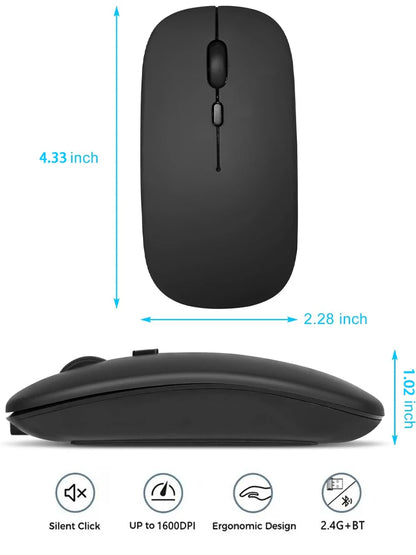 Mouse Bluetooth silencioso Marcaron, mouse universal.