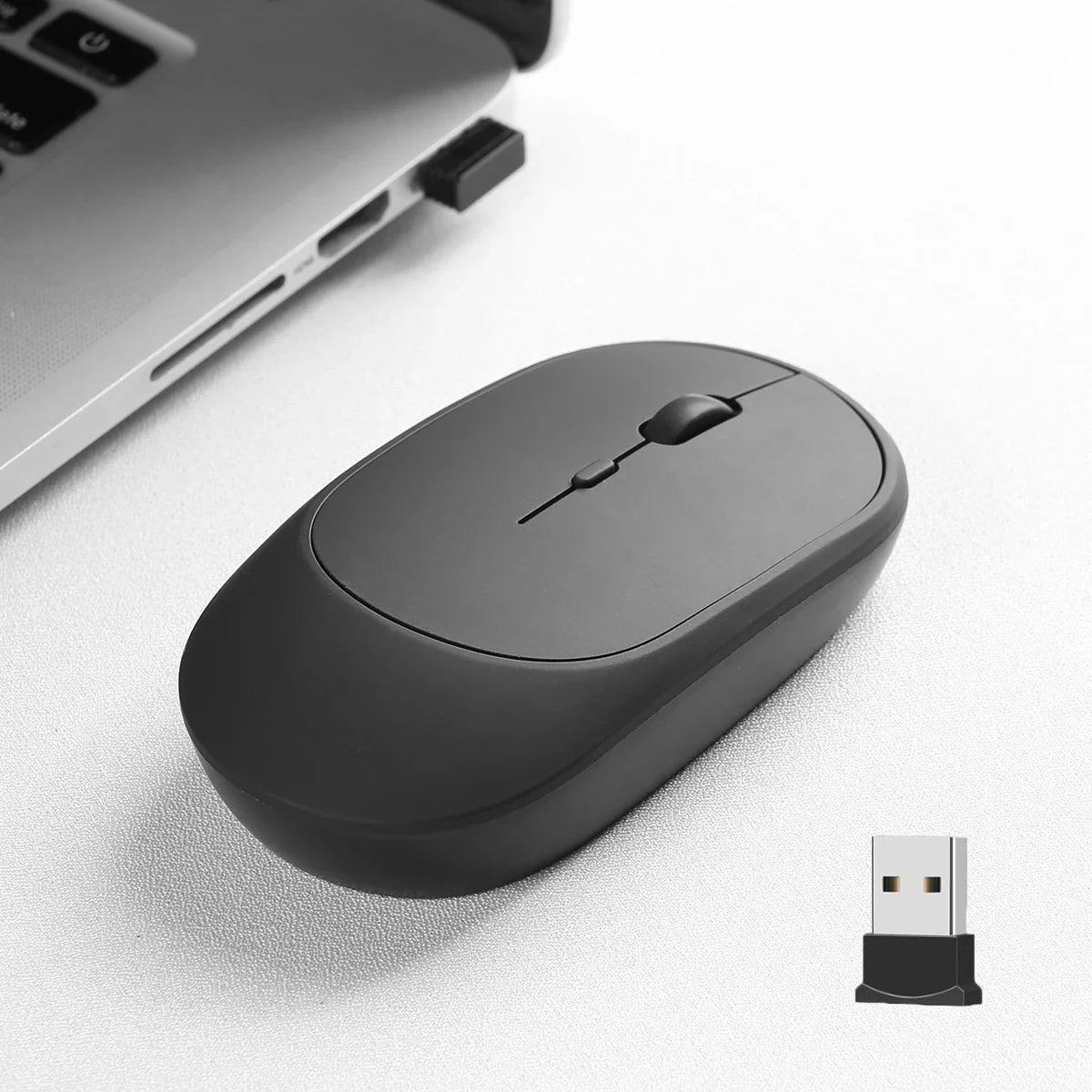 Mouse sem fio, Clean, para laptop, tablet, PC e Macbook.