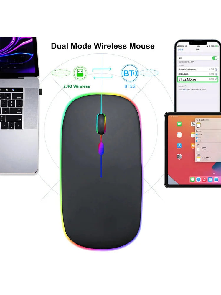 Mouse Bluetooth silencioso Marcaron, mouse universal.